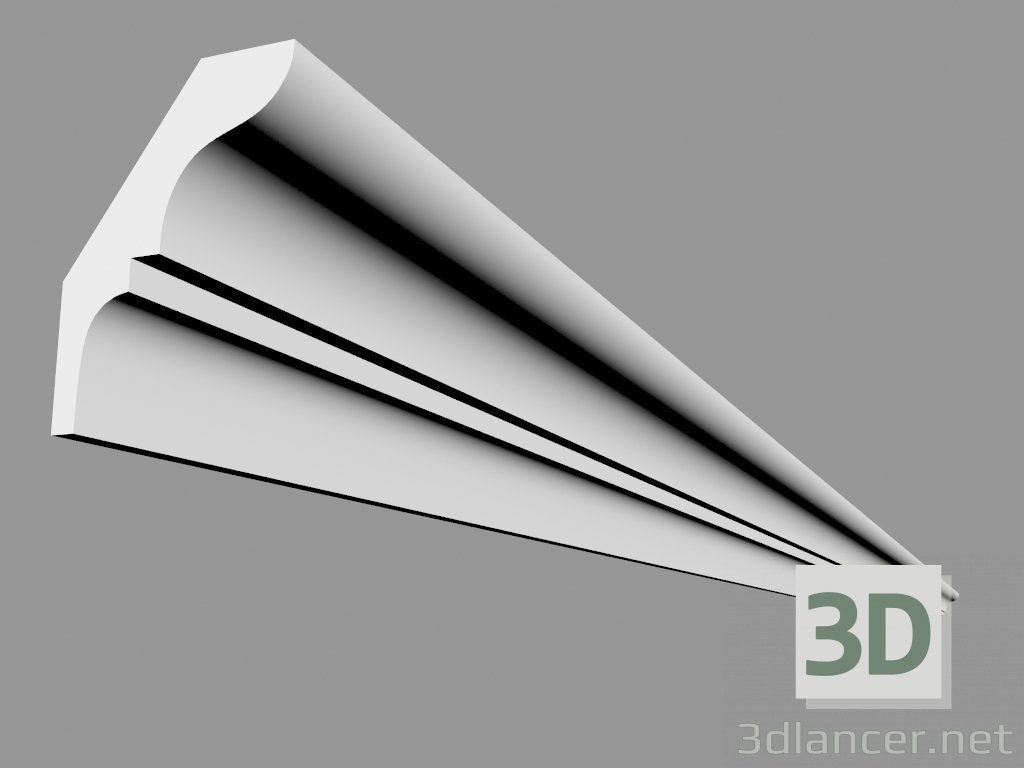 3d модель Карниз СХ112 (200 x 5.4 x 3.8 cm) – превью