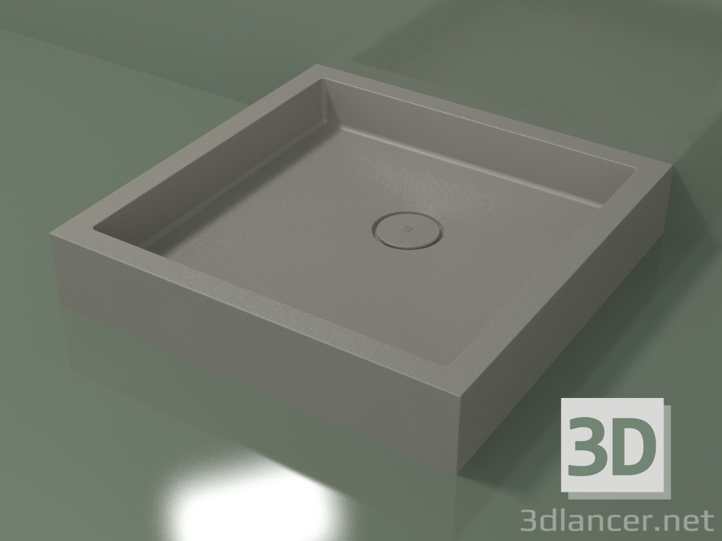 3d model Shower tray Alto (30UA0127, Clay C37, 80x80 cm) - preview