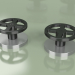 3d model Set of 2 mixing shut-off valves (20 51 V, AS-ON) - preview