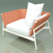 3d model Sofa 001 (Metal Milk, Batyline Orange) - preview