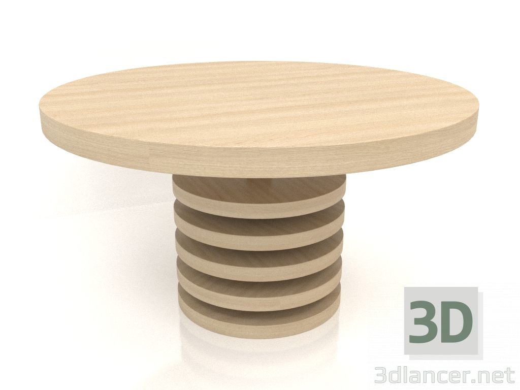 3d модель Стіл обідній DT 03 (D=1388x764, wood white) – превью