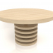 3d model Dining table DT 03 (D=1388x764, wood white) - preview