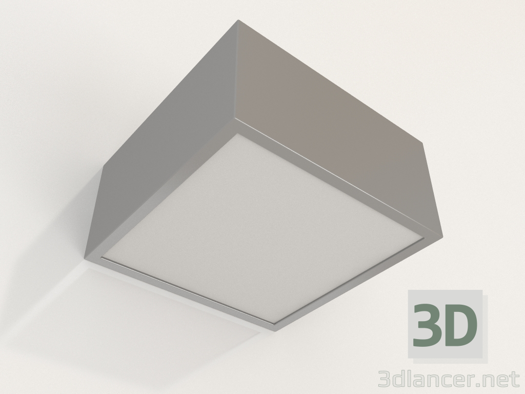 3D Modell Wandleuchte Cubic Slim K - Vorschau