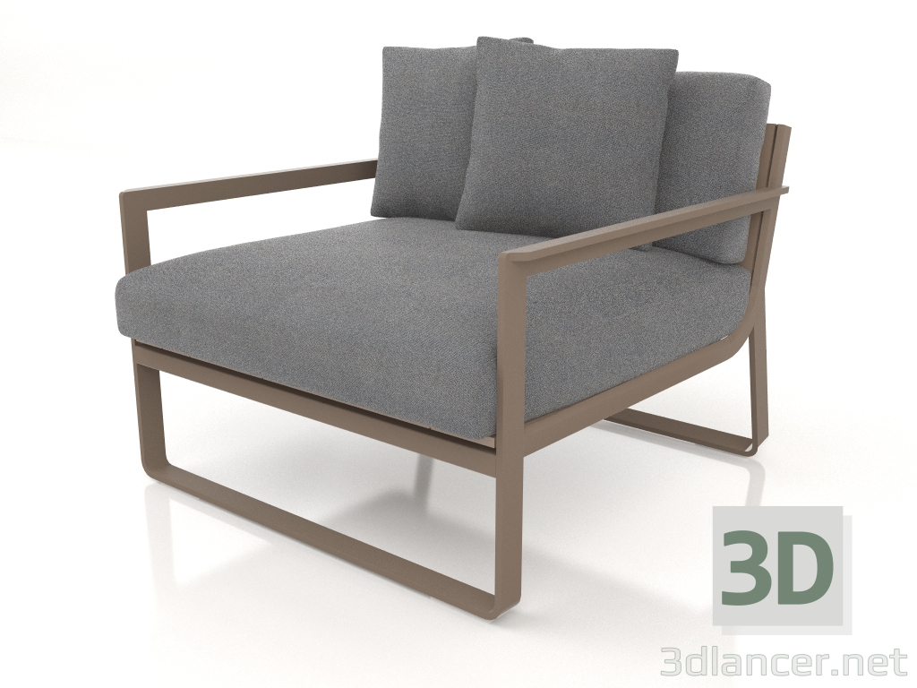 modèle 3D Chaise longue (Bronze) - preview