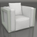 modèle 3D Fauteuil (Gris ciment) - preview