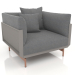 3d model Sillón (gris cuarzo) - vista previa