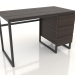 modèle 3D Bureau 1200x600 mm (frêne noyer) - preview