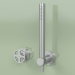 3d model Set of hydro-progressive bath and shower mixer with hand shower (20 58, AS) - preview