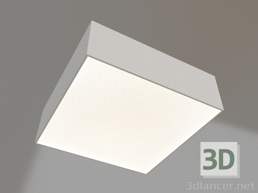 Modelo 3d Lâmpada SP-QUADRO-S175x175-16W Day4000 (WH, 120 graus, 230V) - preview