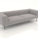 3d model 3 seater sofa - preview