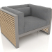 3d model Lounge chair (Quartz gray) - preview