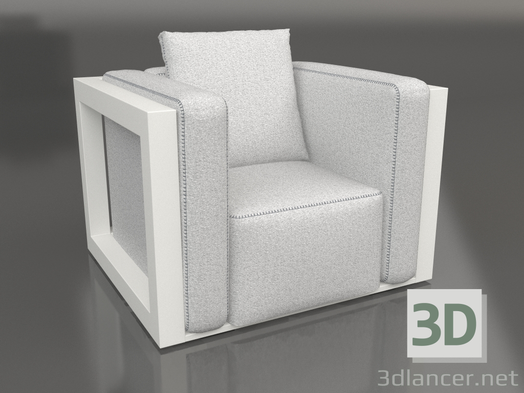 3D Modell Sessel (Achatgrau) - Vorschau