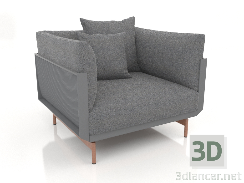 3d model Sillón (Antracita) - vista previa