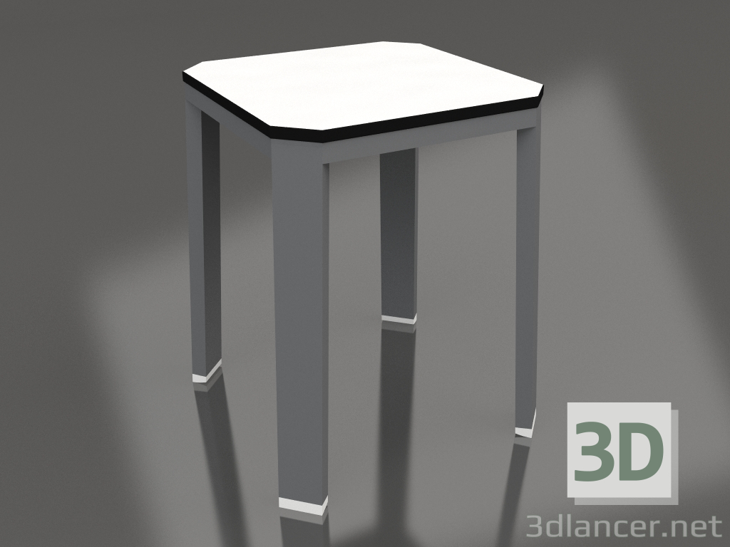 Modelo 3d Banqueta baixa (Antracite) - preview