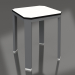 3d model Low stool (Anthracite) - preview