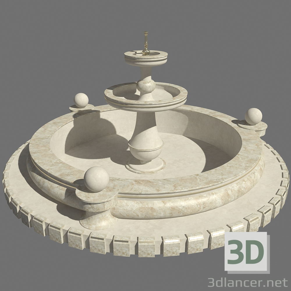 modello 3D di Fontana 01 comprare - rendering