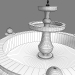 3d Fountain 01 модель купити - зображення