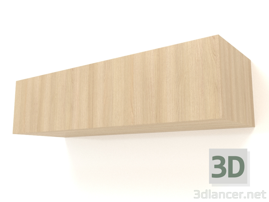 3d модель Полка подвесная ST 06 (2 дверцы, 1000x315x250, wood white) – превью