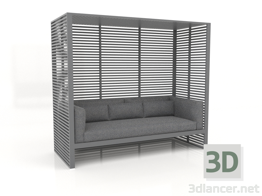 3d модель Диван Al Fresco з алюмінієвою рамою (Anthracite) – превью