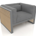 3d model Lounge chair (Anthracite) - preview