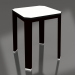 modèle 3D Tabouret bas (Noir) - preview