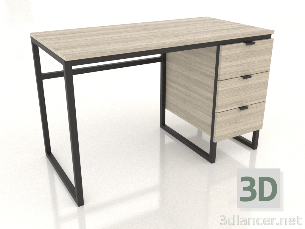 3d model Desk NEW 1200x600 mm (lightened oak) - preview