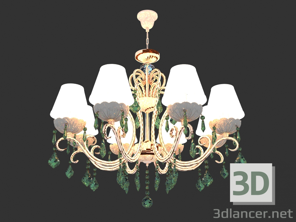 modello 3D Lampadario TRIUMPH (ARM288-08-G) - anteprima