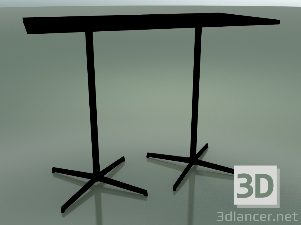 Modelo 3d Mesa retangular com base dupla 5517, 5537 (H 105 - 69x139 cm, Preto, V39) - preview