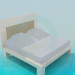 Modelo 3d Cama dupla - preview