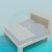 Modelo 3d Cama dupla - preview