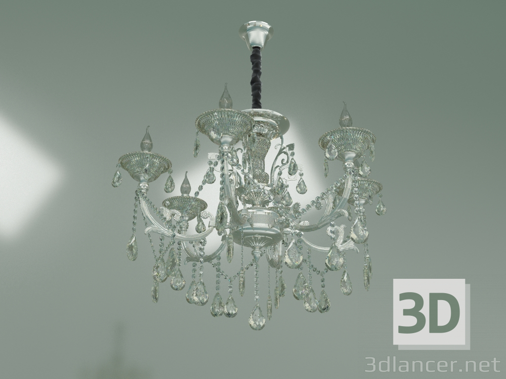 modello 3D Lampadario a sospensione 278-6 (Strotskis) - anteprima