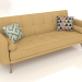 3d model Sofa bed Scandinavia (yellow) - preview