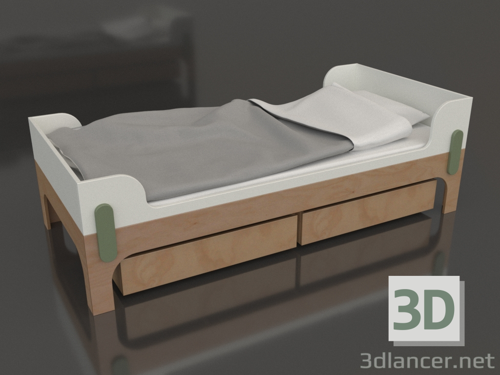 3d model Cama TUNE Y (BGTYA2) - vista previa