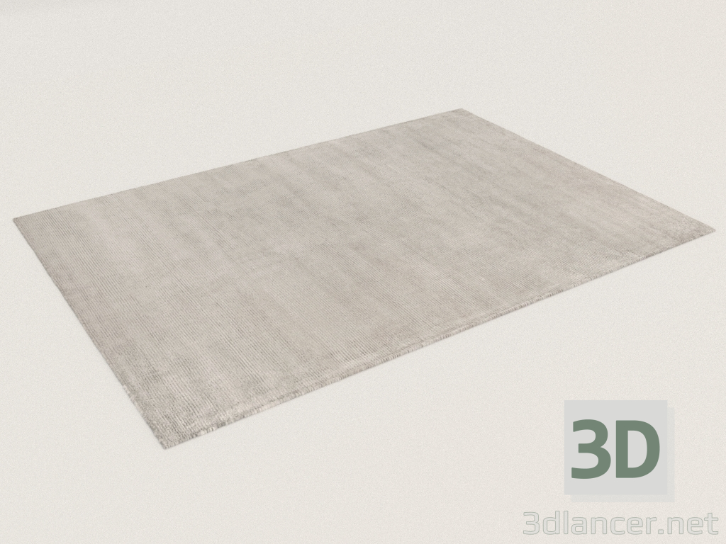 modello 3D Tappeto LITA GRIGIO CHIARO (160x230) - anteprima