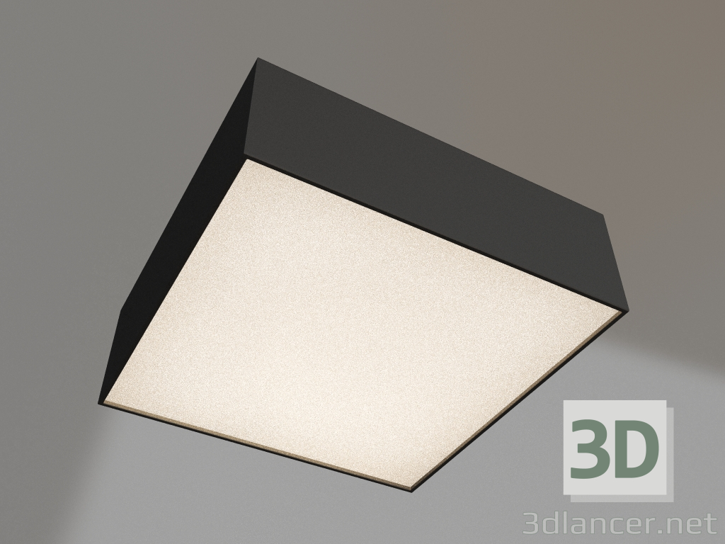 Modelo 3d Lâmpada SP-QUADRO-S175x175-16W Warm3000 (BK, 120 graus, 230V) - preview