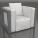 3d model Armchair (Anthracite) - preview