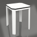 3d model Low stool (White) - preview