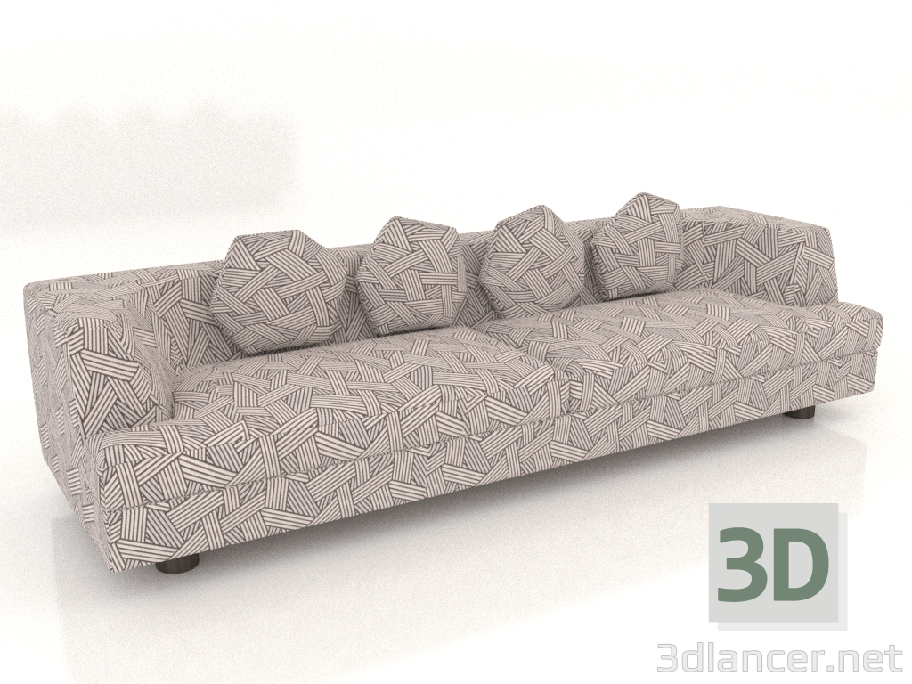 3D Modell MATIGNON Sofa (3000 mm) - Vorschau 3D Modell MATIGNON Sofa (3000 mm) - Vorschau