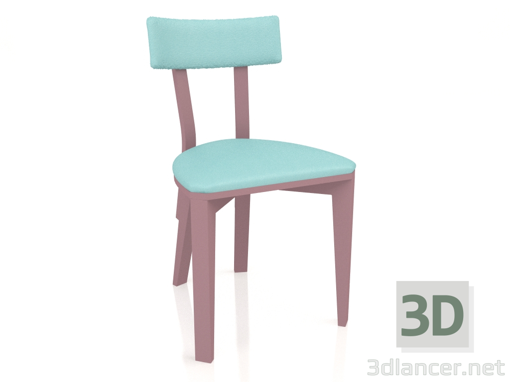 3d model Rectangle Compact chair (option 2) - preview