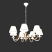 modello 3D Lampadario SUNRISE (ARM290-07-G01) - anteprima