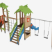 3d model Children's game complex (T1202) - preview