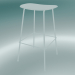 3d model Bar stool with Fiber tube base (H 75 cm, White) - preview