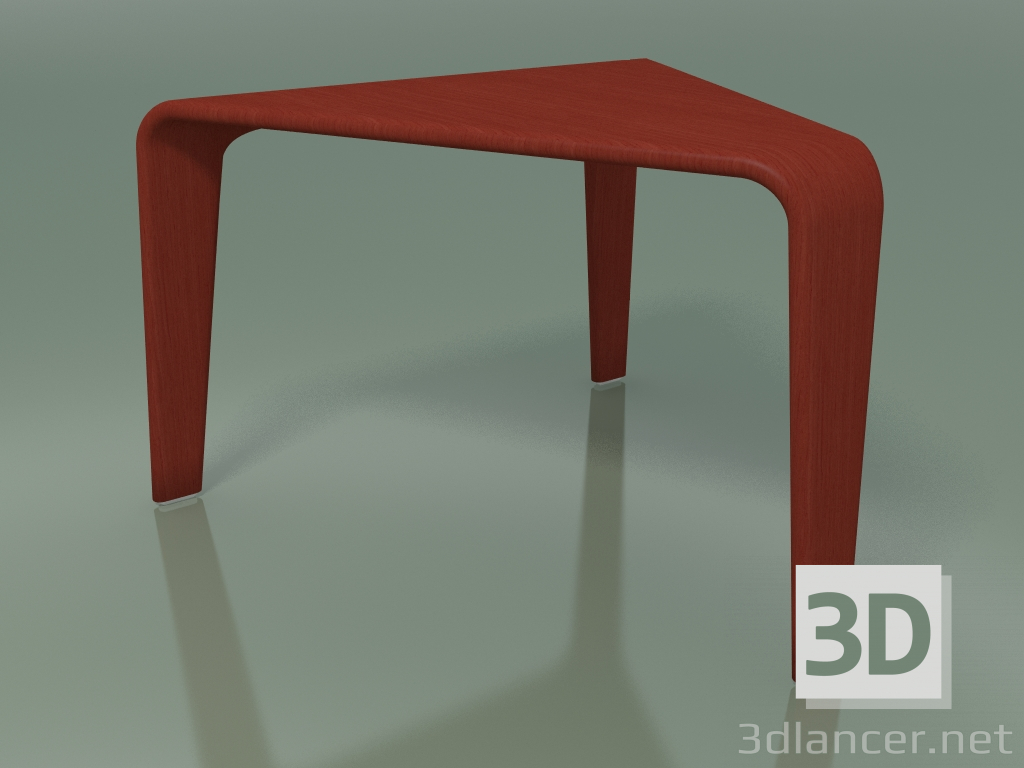 3d model Mesa de centro 3853 (H 36 - 55 x 54 cm, rojo) - vista previa