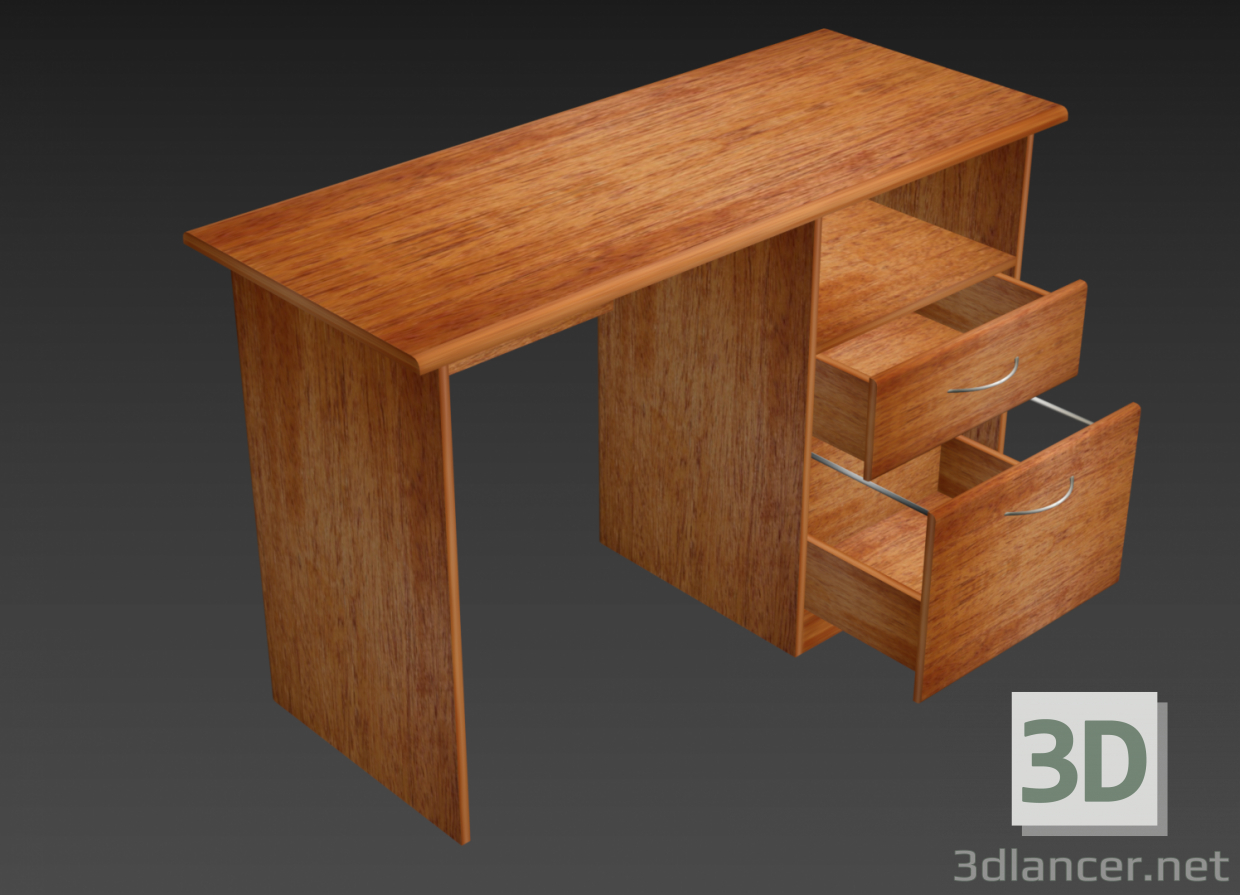 Escritorio 3D modelo Compro - render