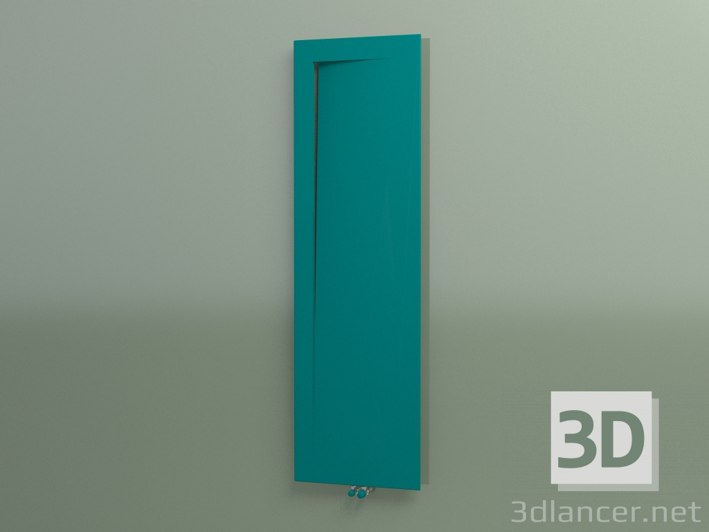 modèle 3D Radiateur IMMAGINA (2000x600, bleu mer du Nord) - preview