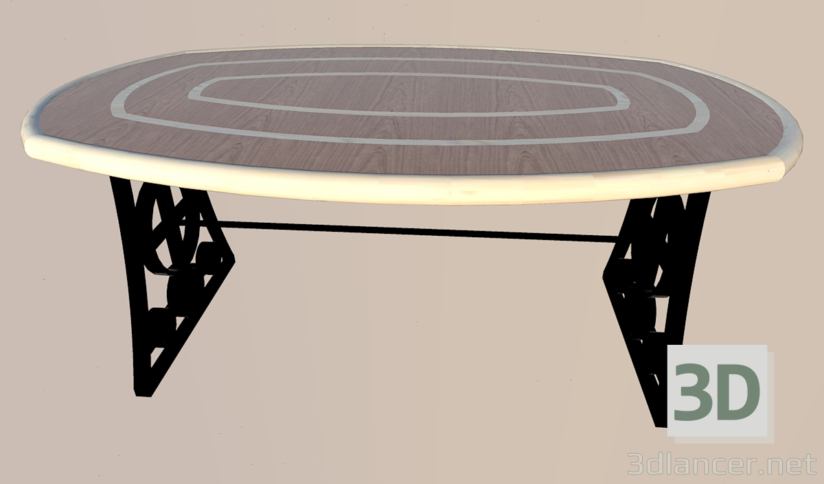 3D Modell Couchtisch - Vorschau