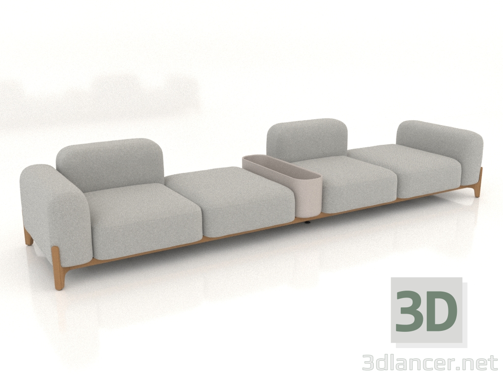 3d model Modular sofa (composition 20) - preview