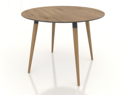 Yemek masası BRUNO 1000x1000x750 mm (doğal meşe)