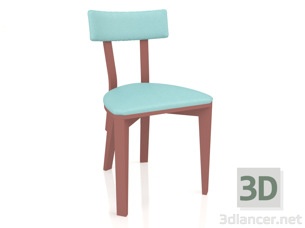 3d model Rectangle Compact chair (option 3) - preview
