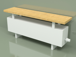 Convector - Aura Bench (240x1000x186, RAL 9016)